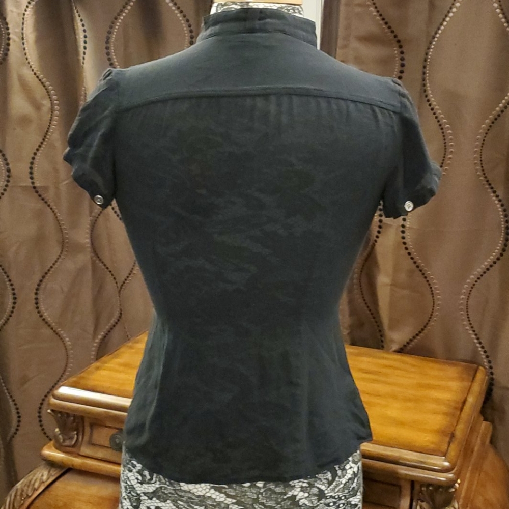 Express silk button up top - Picture 3 of 3